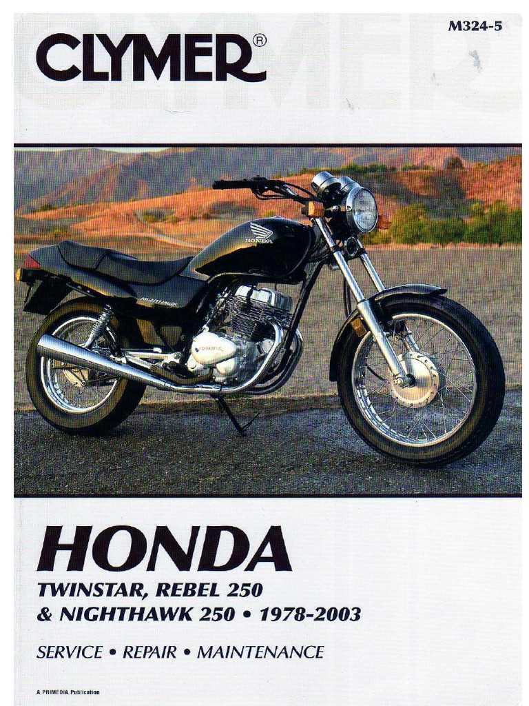 1999 honda rebel owners manual