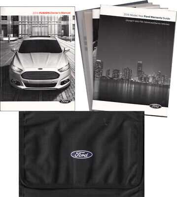 ford fusion 2016 owners manual