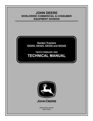 john deere gx335 owners manual