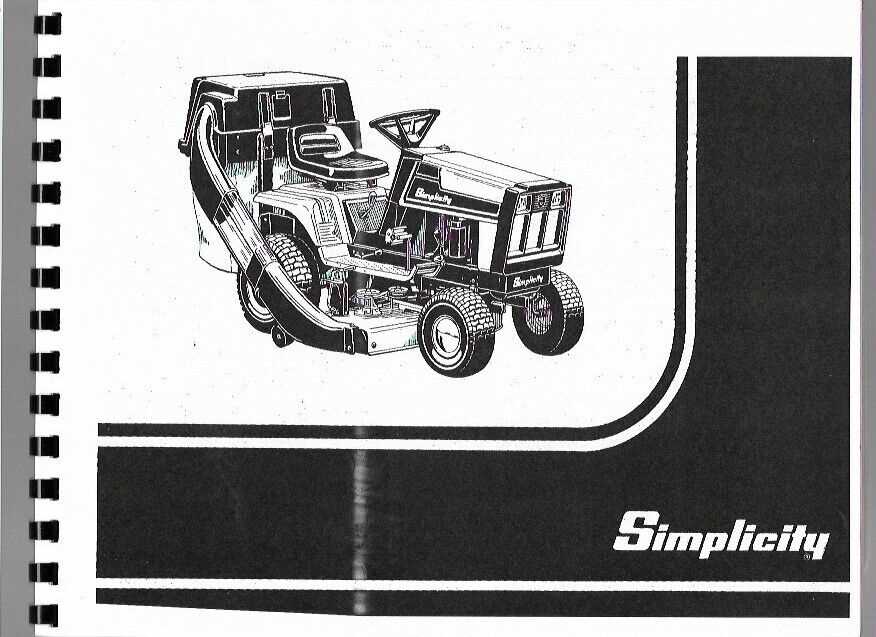 simplicity conquest owners manual