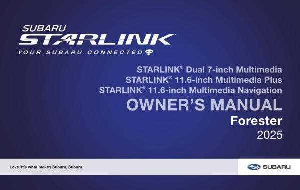 2016 subaru crosstrek owners manual