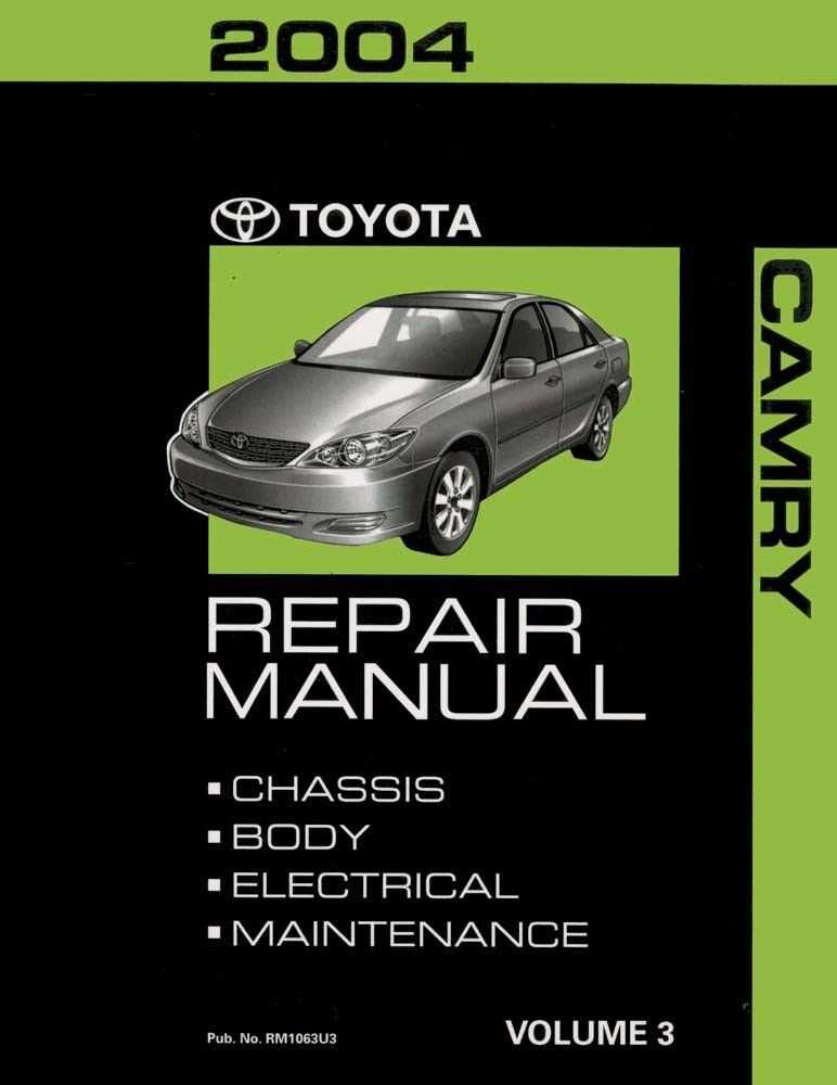 2004 toyota camry le owners manual