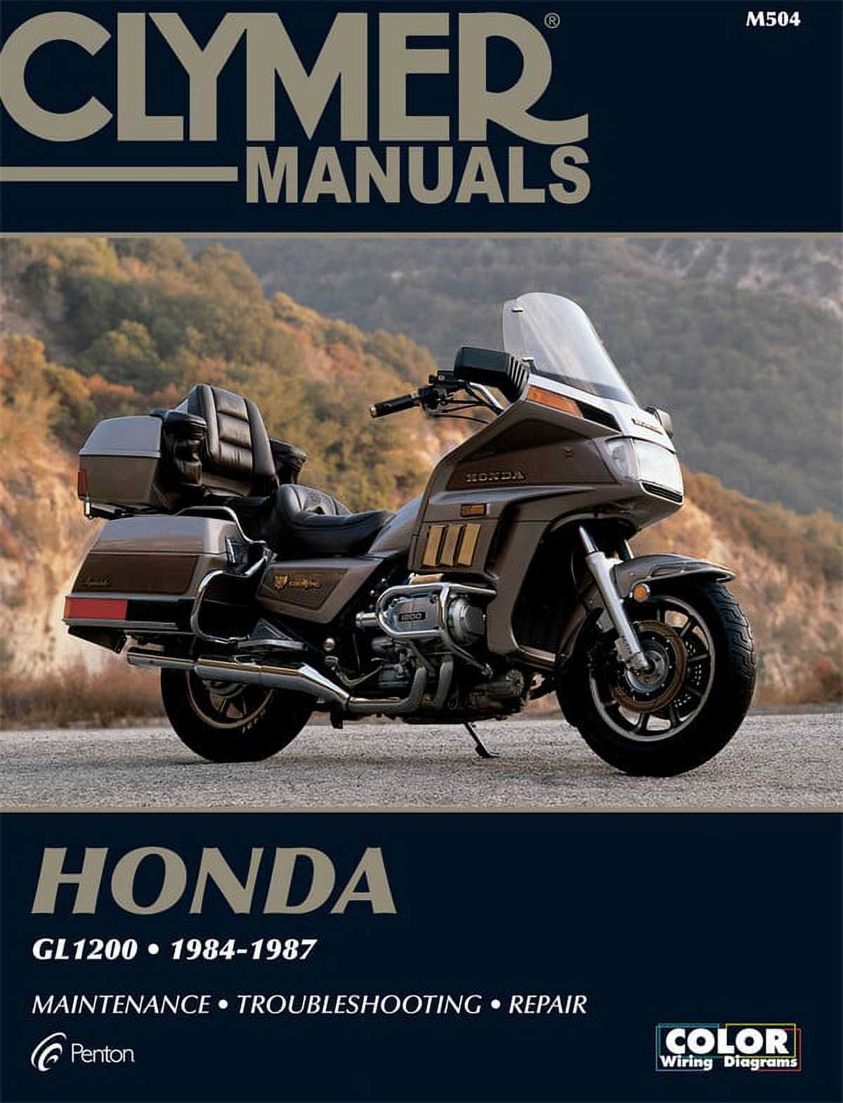 2007 honda goldwing owners manual