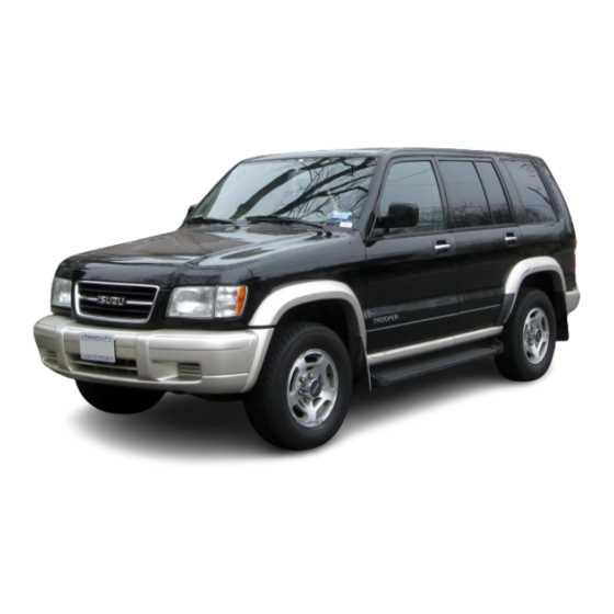 1995 isuzu trooper owners manual