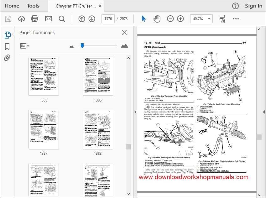 2002 pt cruiser owners manual