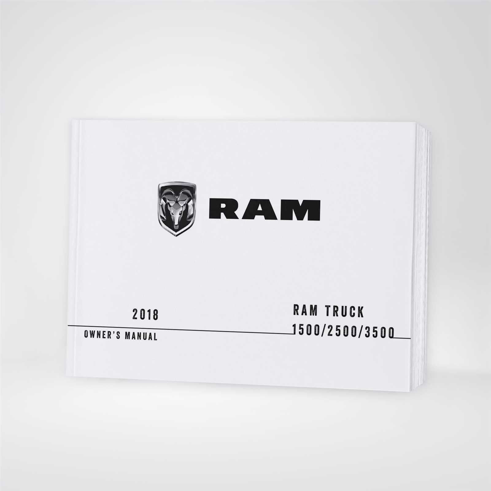 2018 ram 2500 owners manual