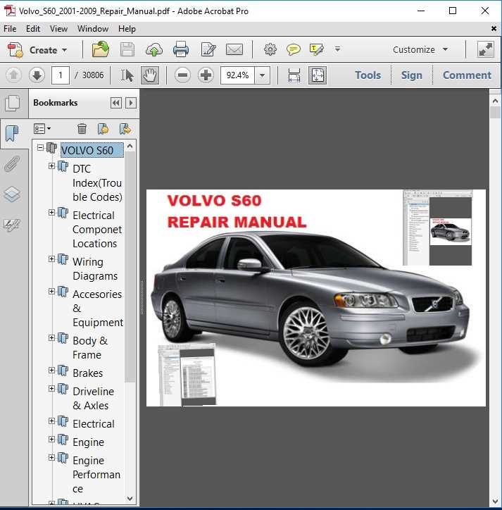 2006 volvo s60 owners manual