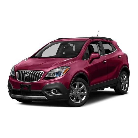 2014 buick encore owners manual