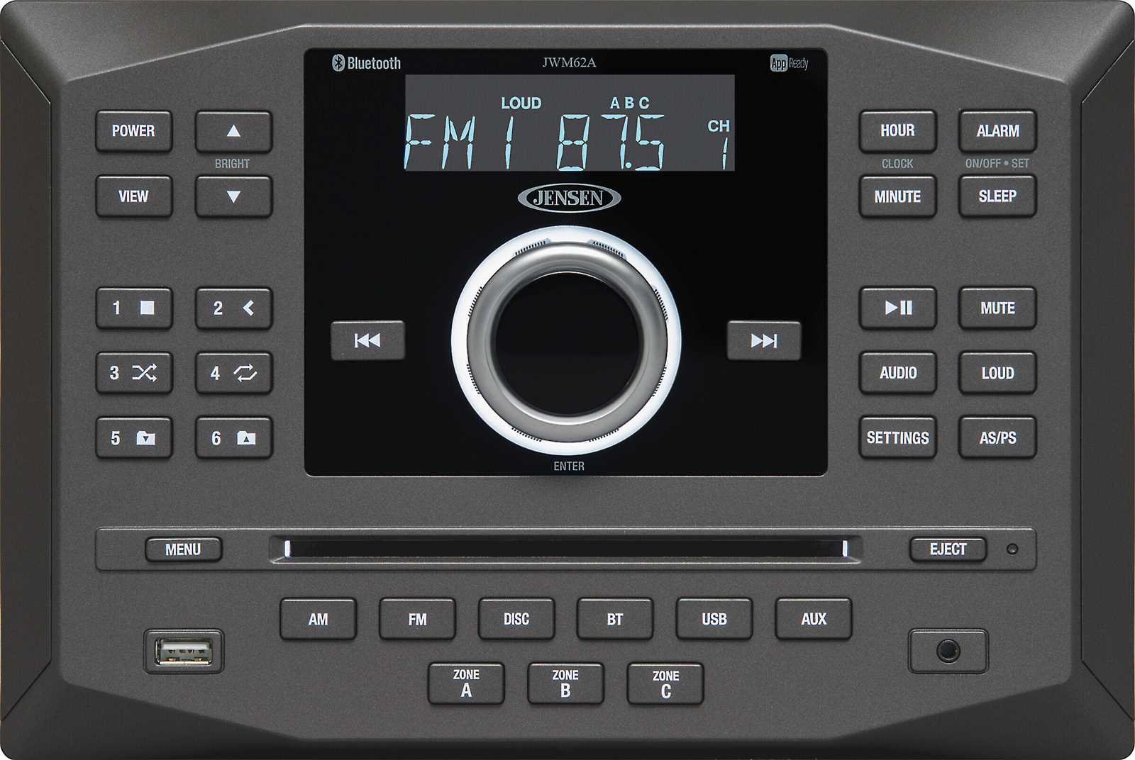 jensen jwm6a owners manual