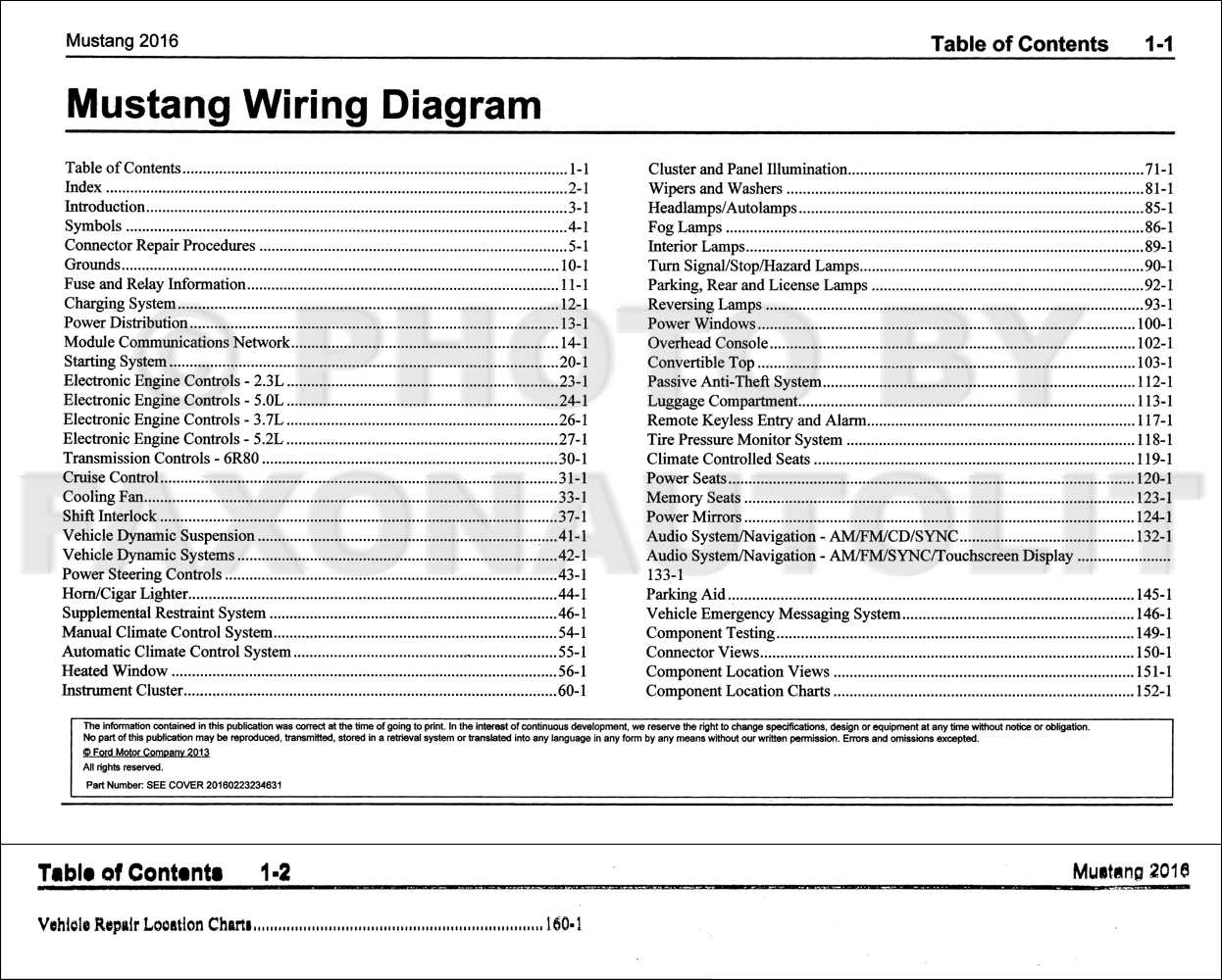 2016 ford mustang v6 owners manual