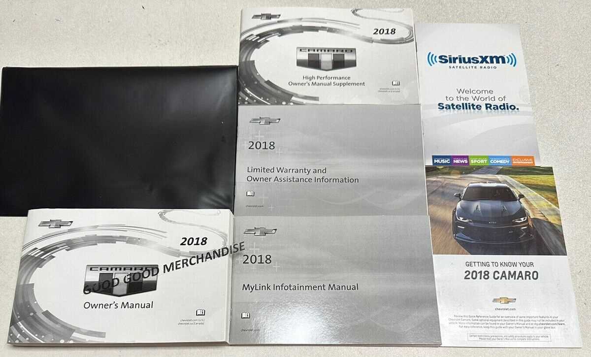 2018 chevrolet camaro owners manual