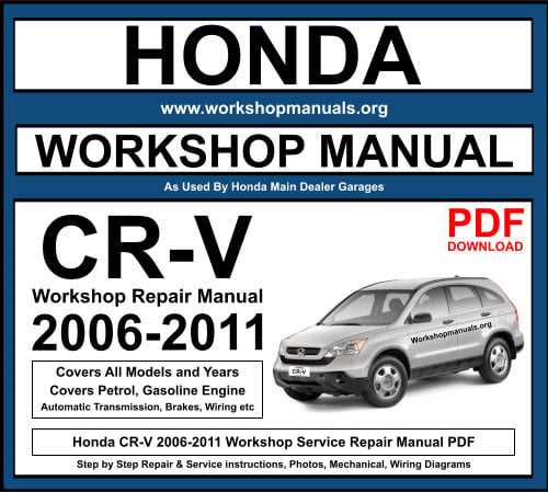 2007 honda cr v owners manual