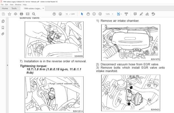 1998 subaru legacy owners manual