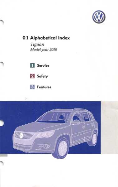 2010 volkswagen tiguan owners manual