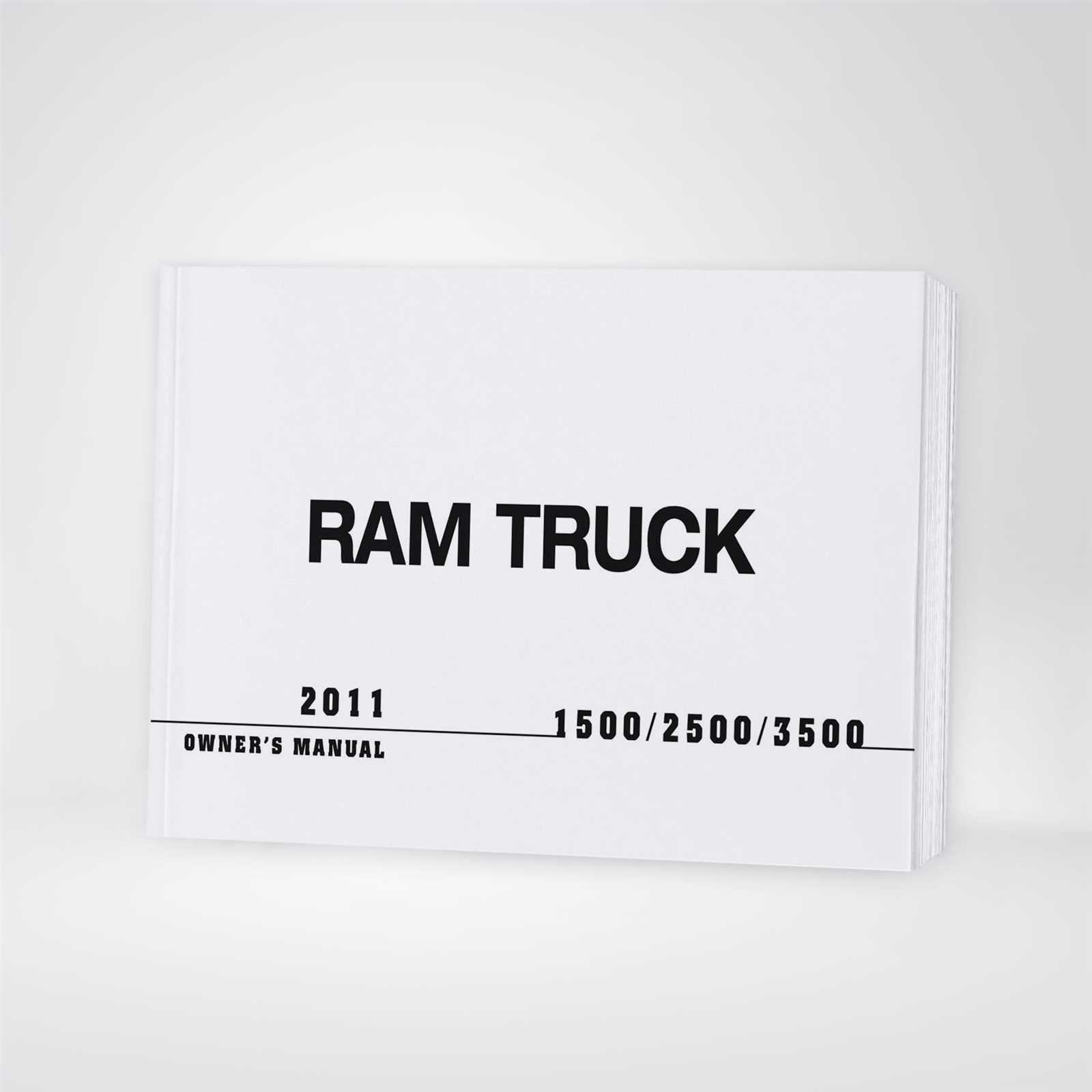2014 ram 3500 diesel owners manual