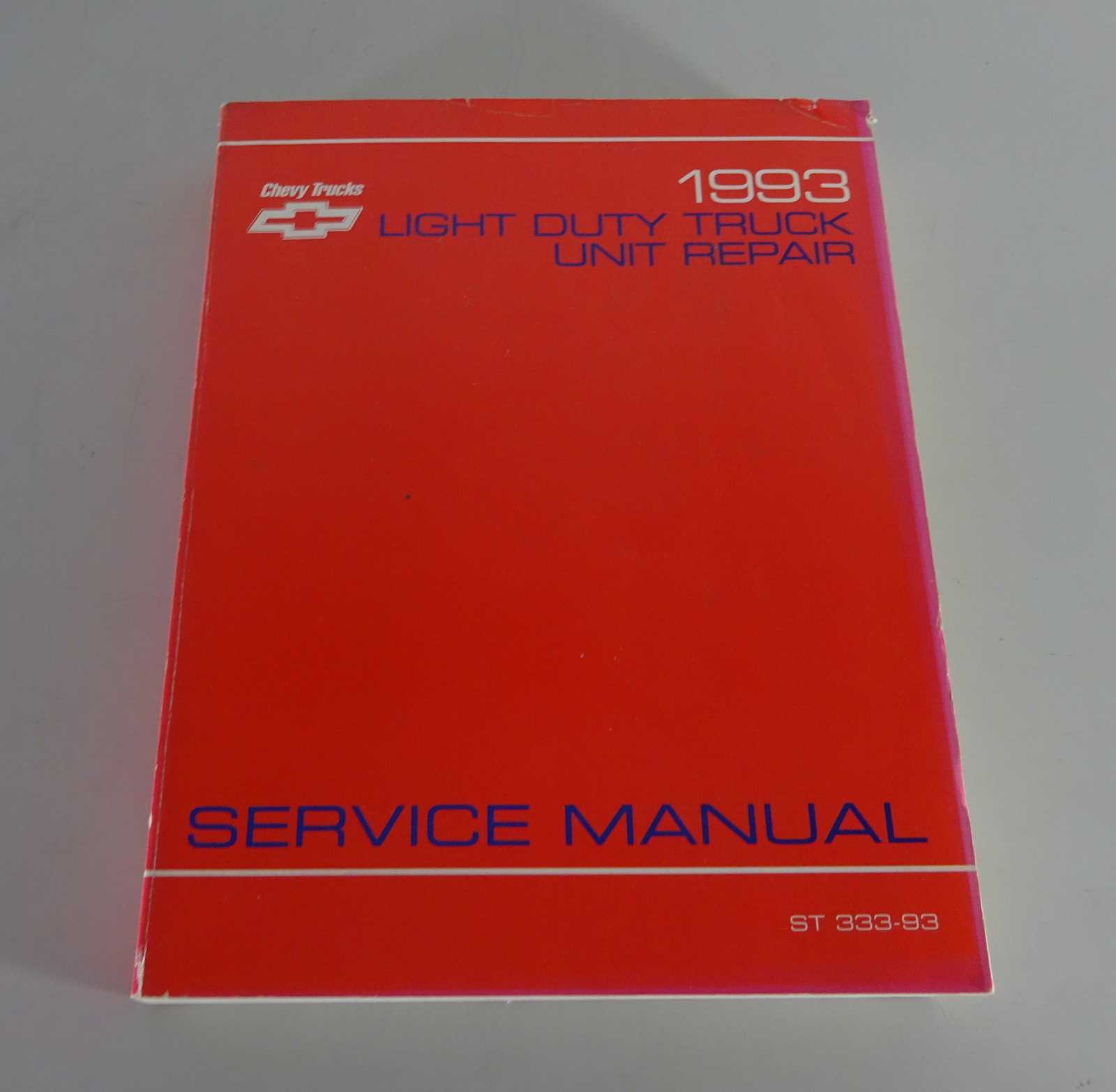 1993 chevy silverado owners manual