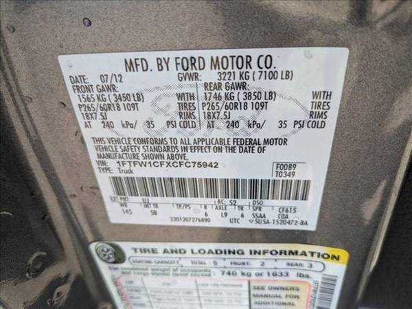 2012 f150 owners manual