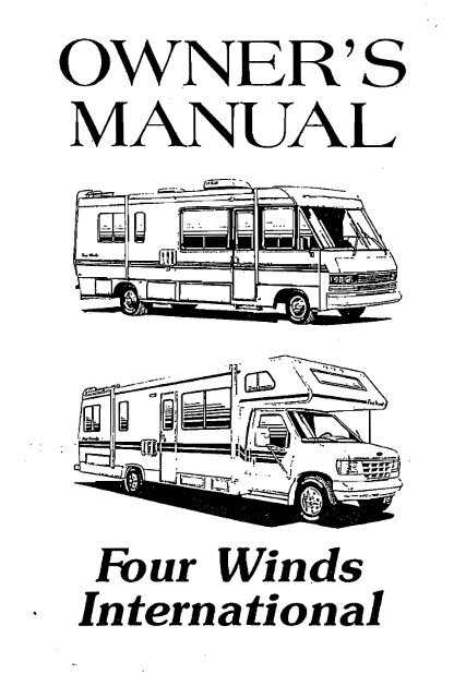 american coach owners manual