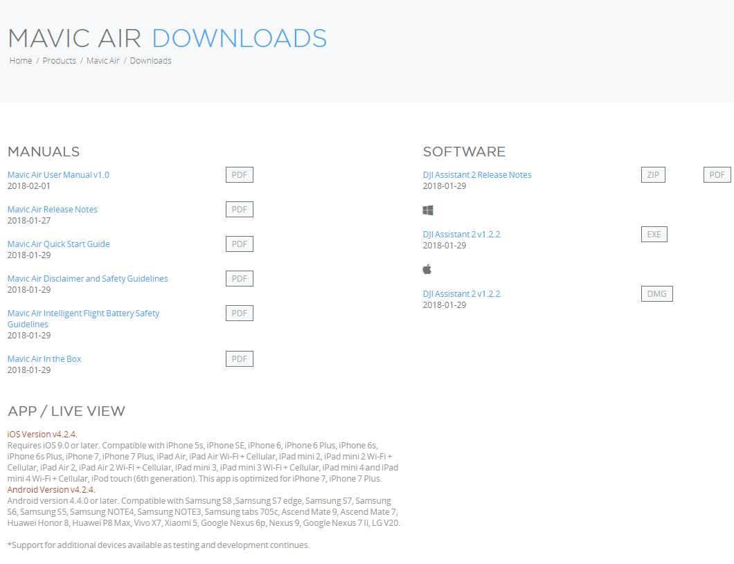 dji mavic air 2 owners manual