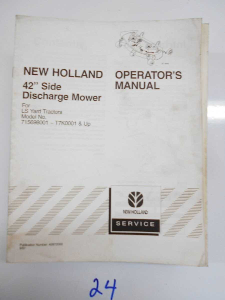 new holland owners manual