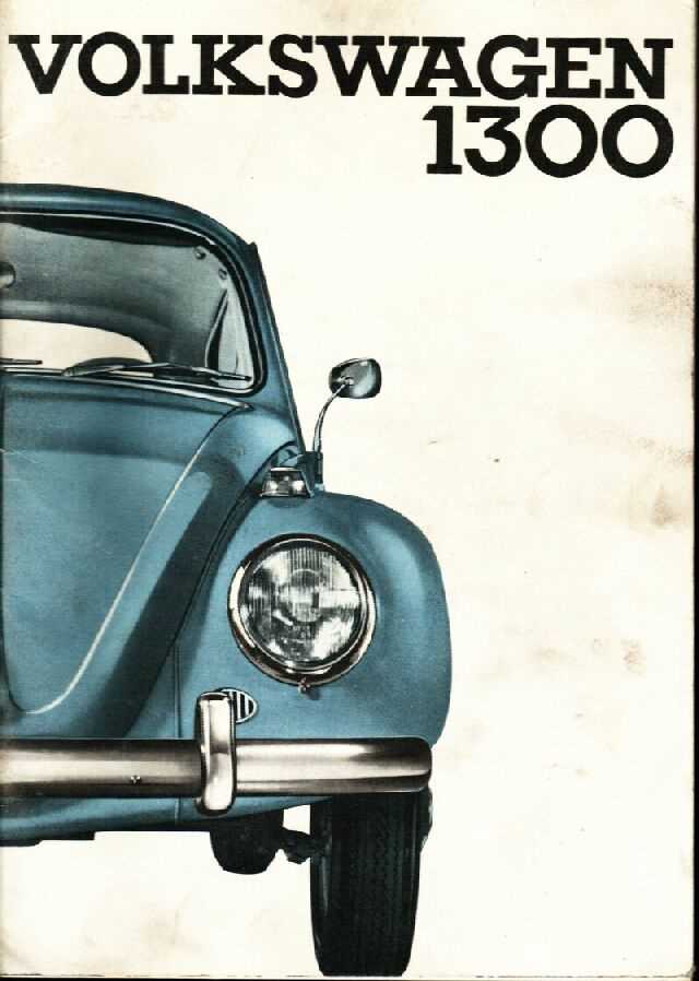 1968 vw beetle owners manual