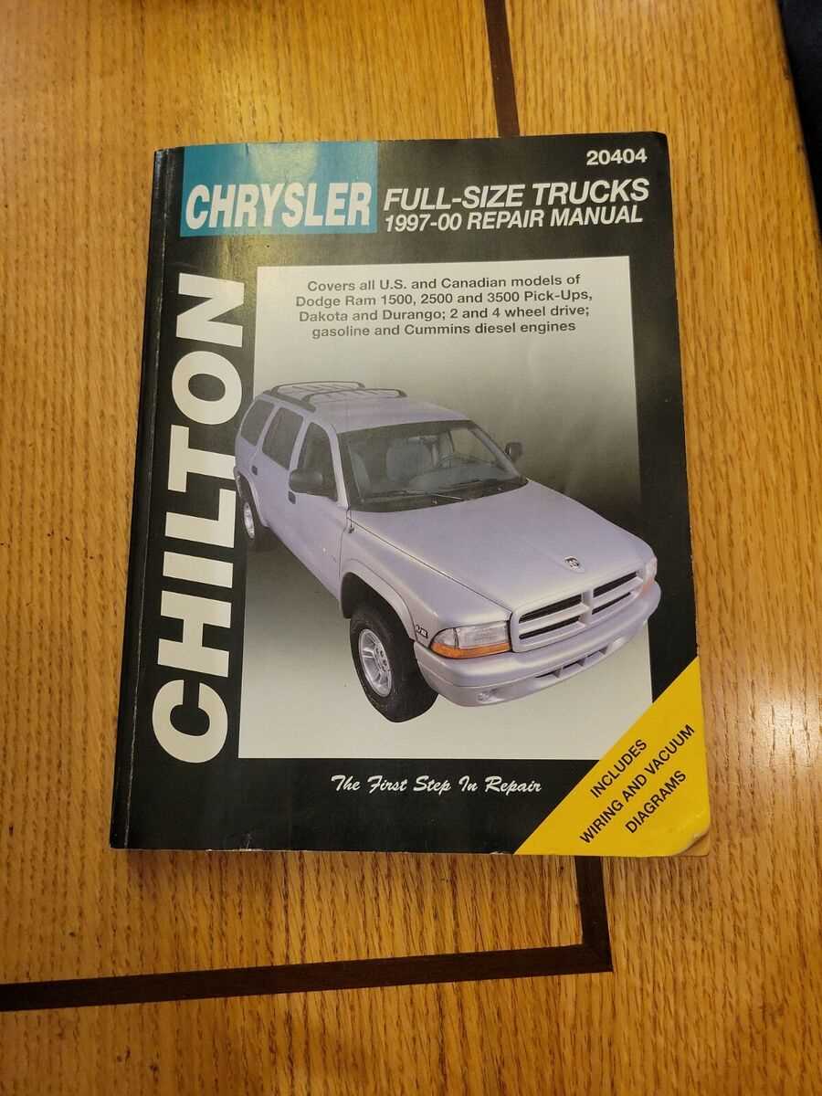 1997 dodge ram 1500 owners manual