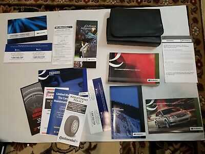 2010 subaru outback owners manual