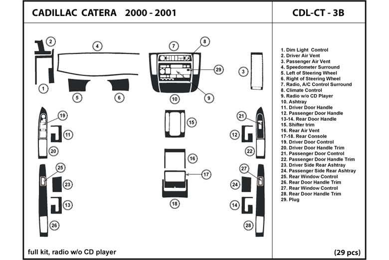 2000 cadillac catera owners manual