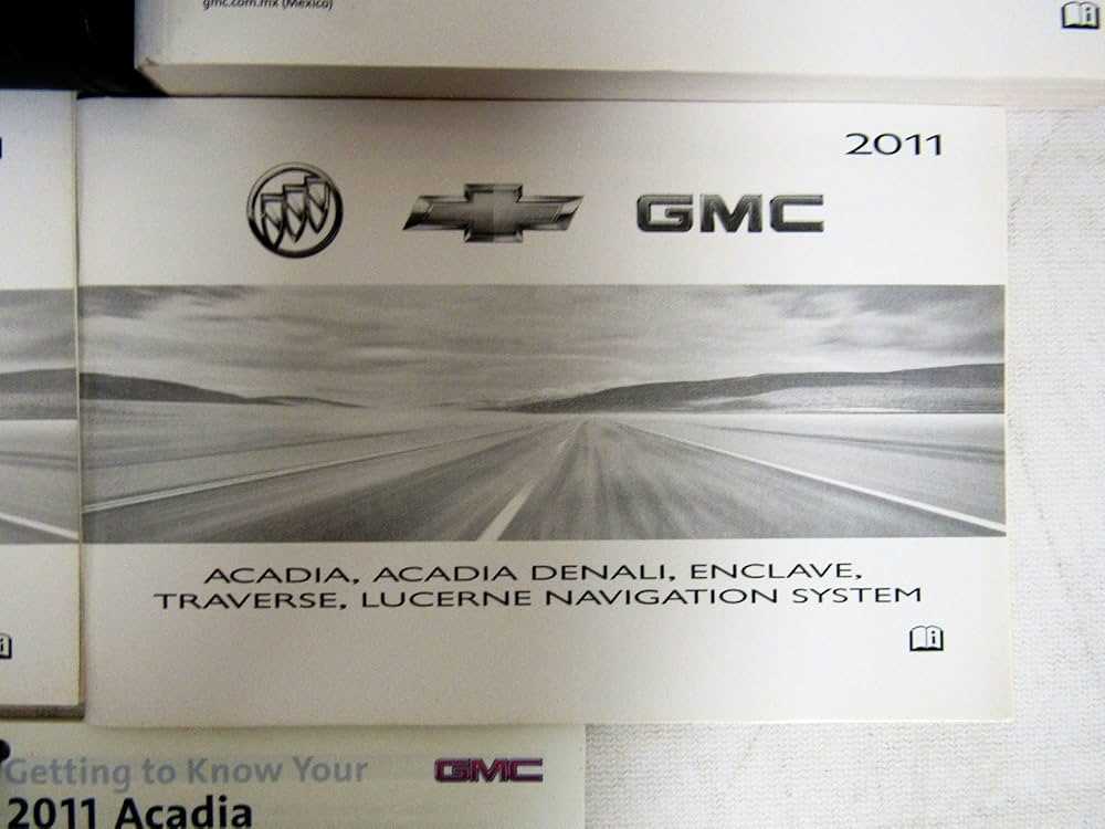 2011 acadia owners manual