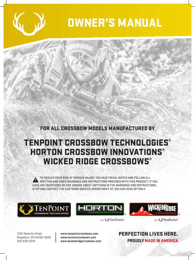 tenpoint titan xtreme owners manual