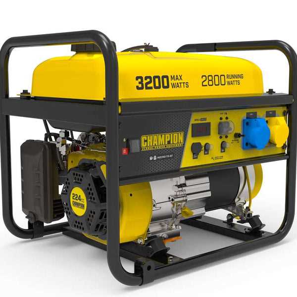 champion generator owners manual