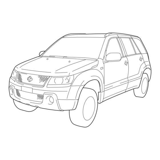 1999 suzuki vitara owners manual