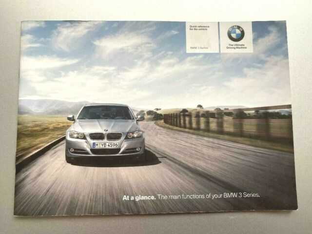 2010 bmw 3 series owners manual