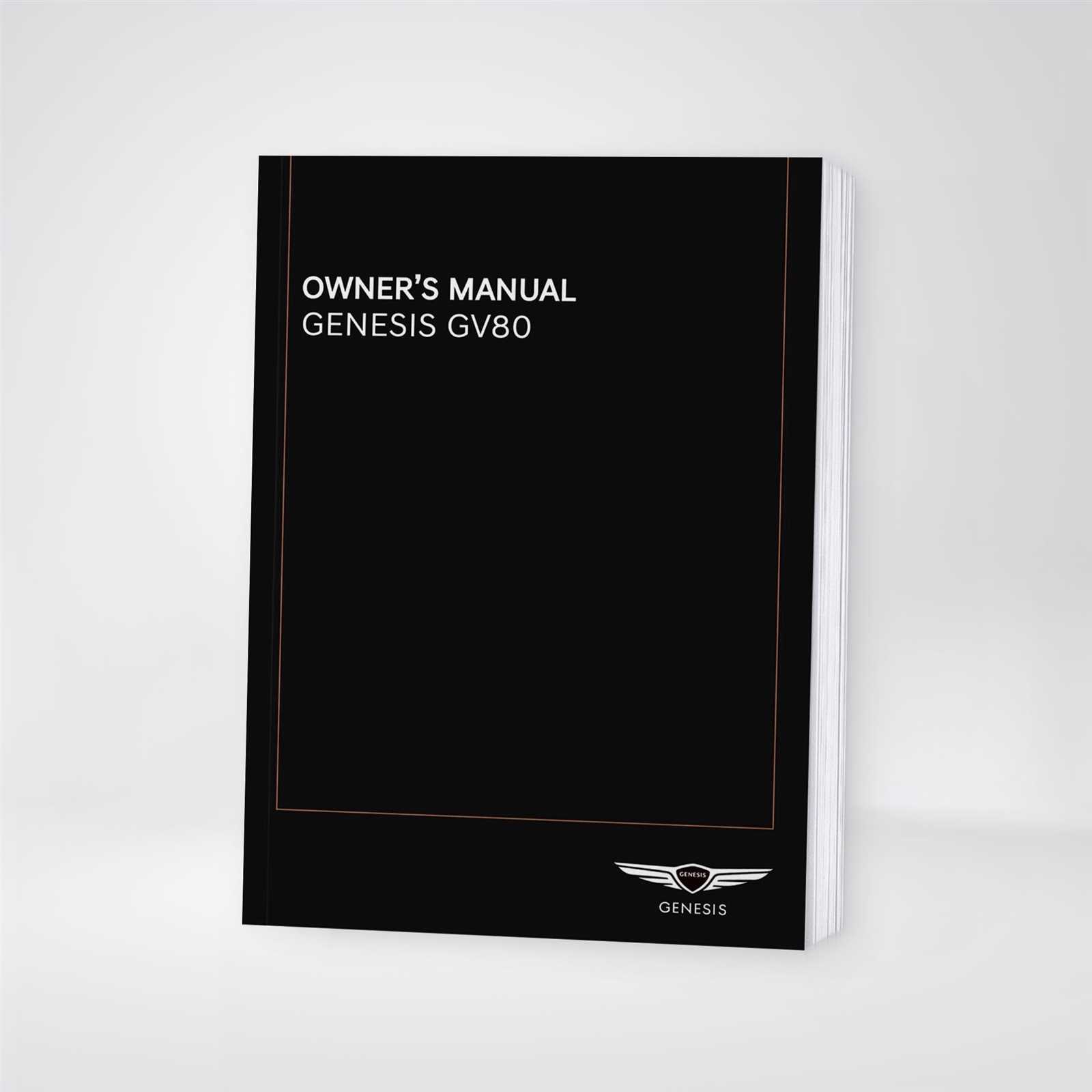 genesis gv80 owners manual