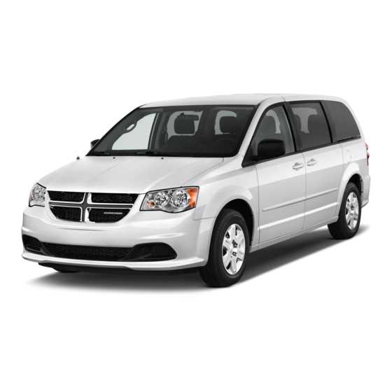 dodge caravan owners manual