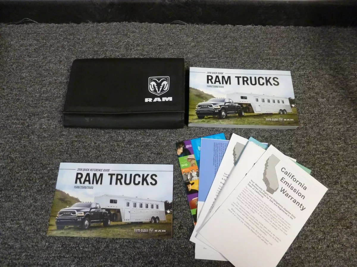 2018 dodge ram owners manual