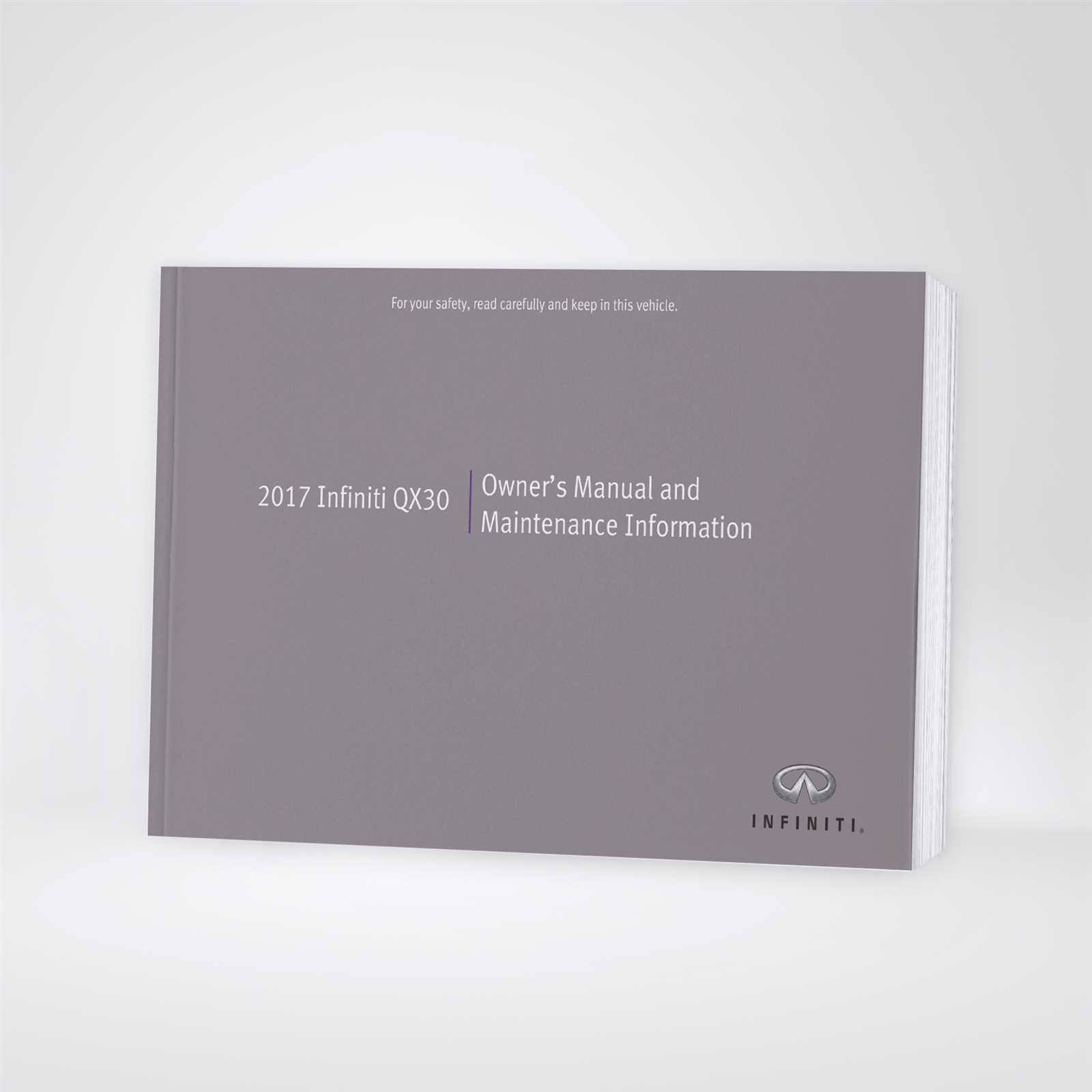 2017 infiniti qx30 owners manual
