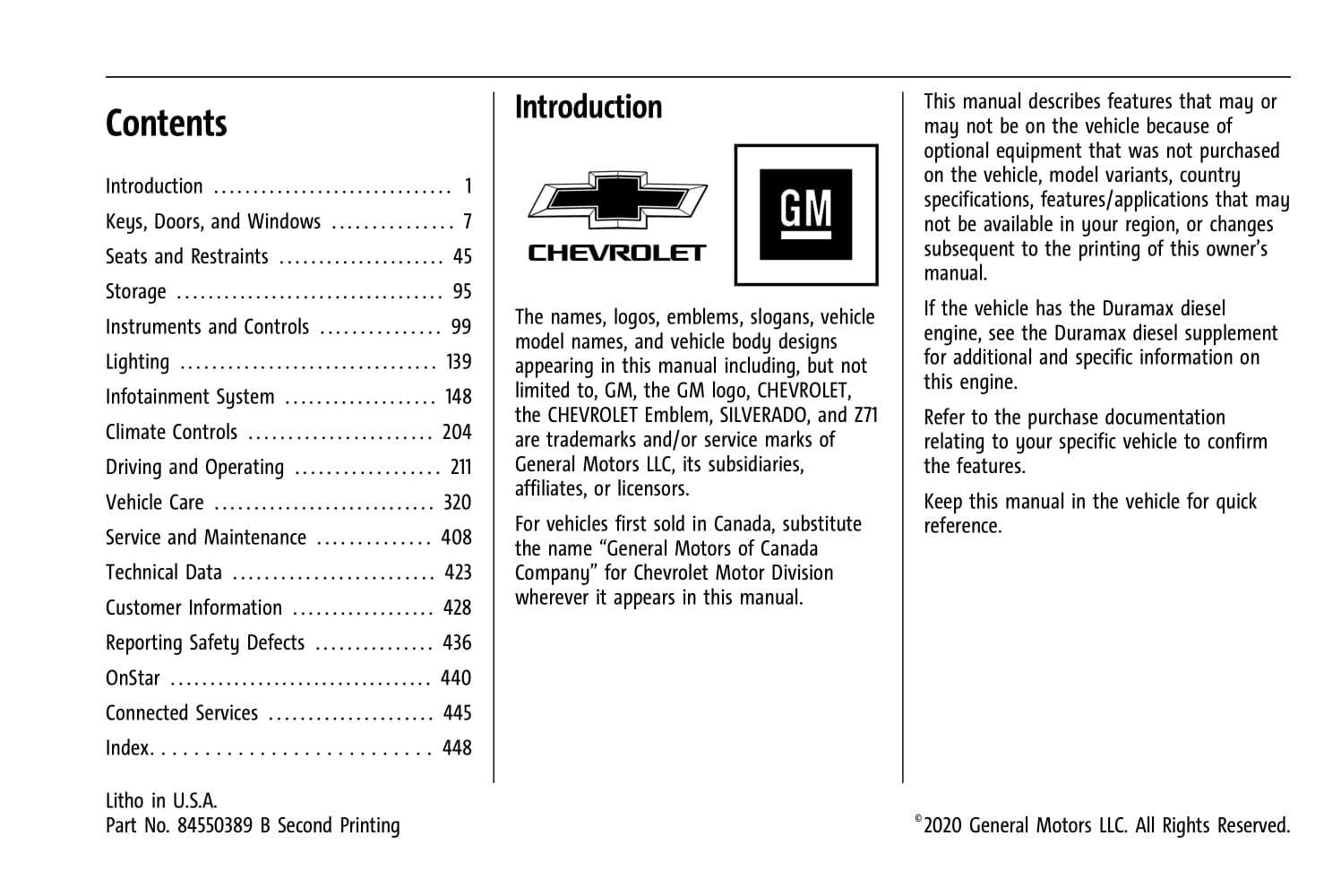 1999 chevy silverado owners manual