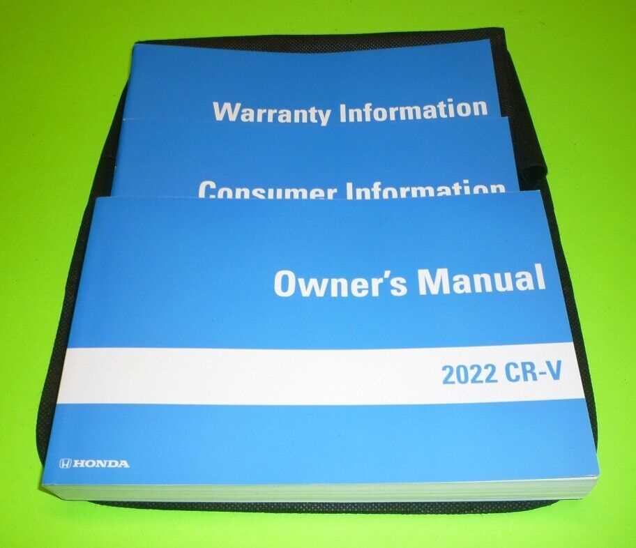2022 honda cr v owners manual