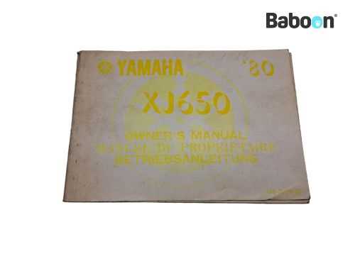 1982 yamaha maxim 650 owners manual