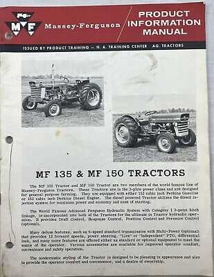 massey ferguson 135 owners manual