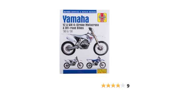 2018 yamaha yz450f owners manual