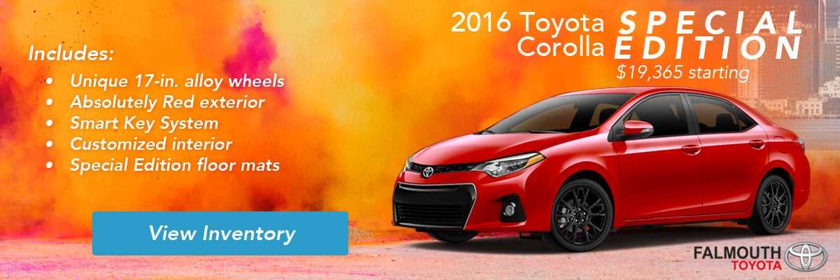 2016 toyota corolla s owners manual