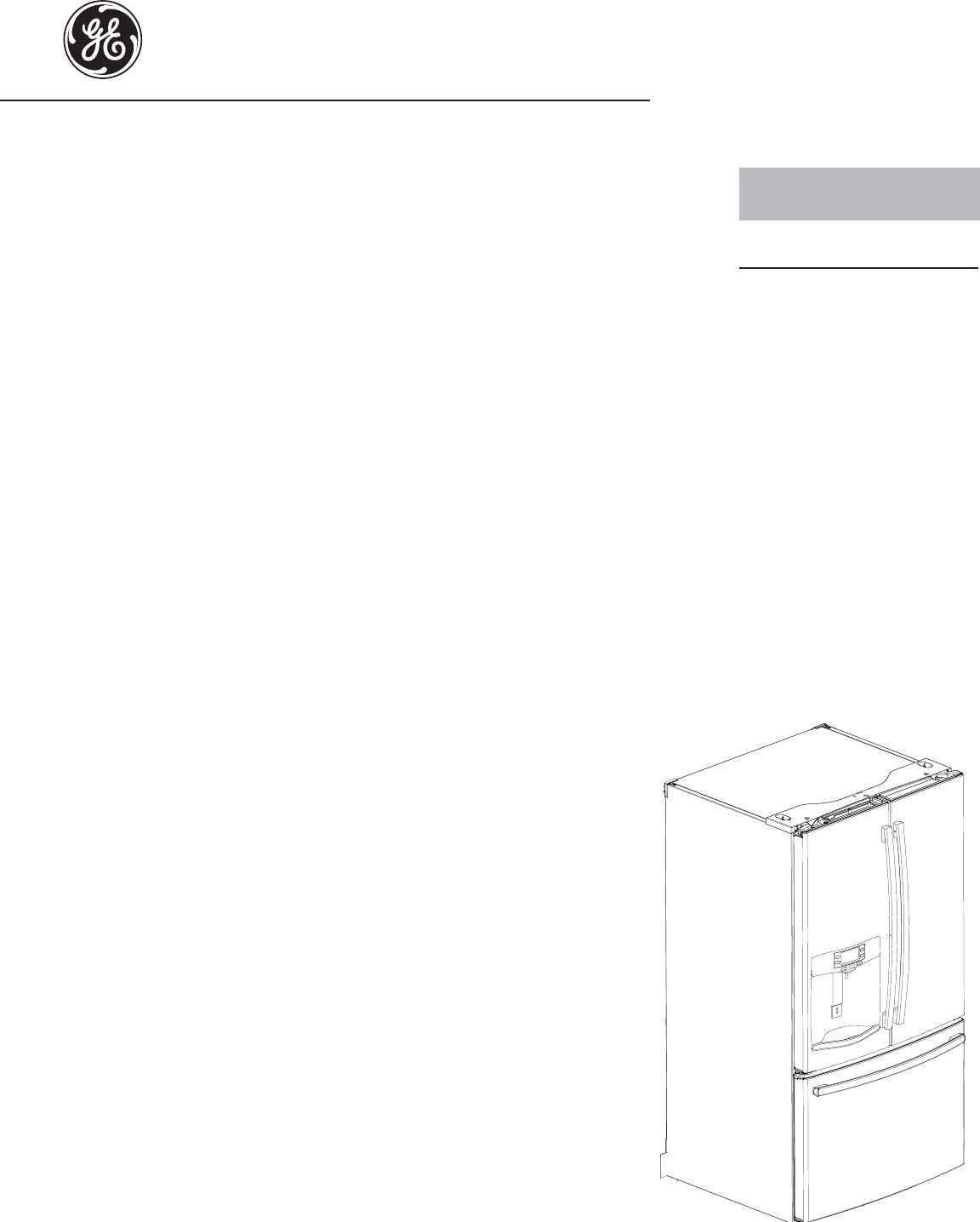 ge profile owners manual
