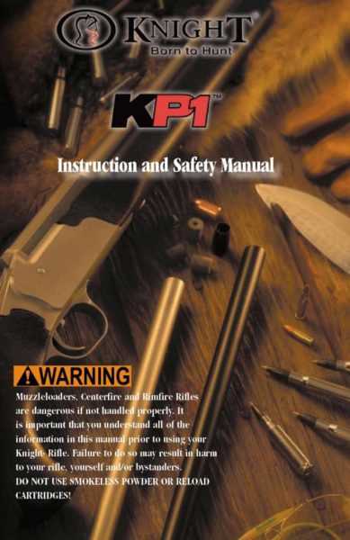 knight mk 85 owners manual