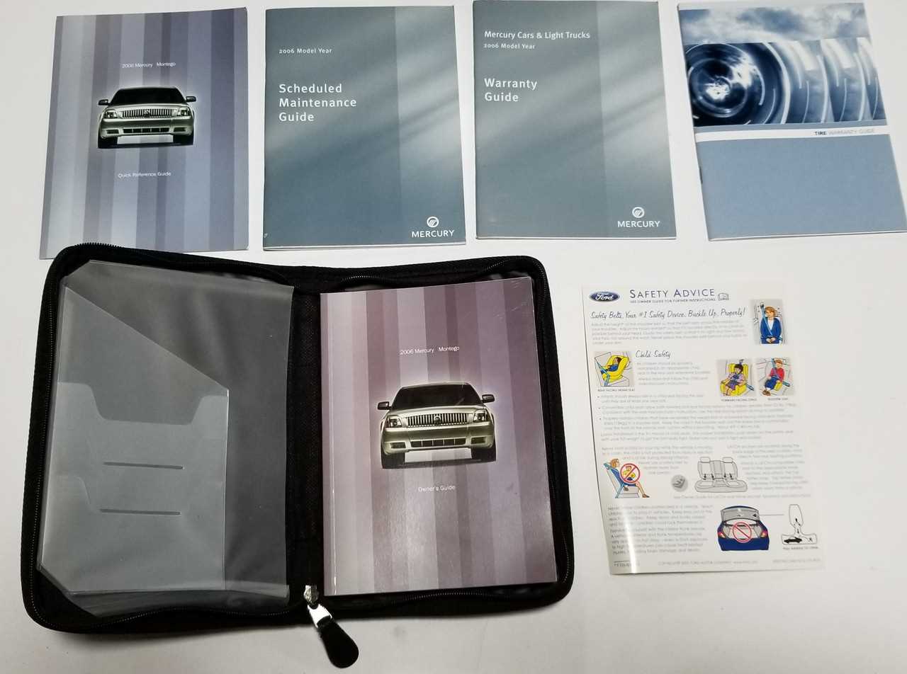 2006 mercury montego owners manual