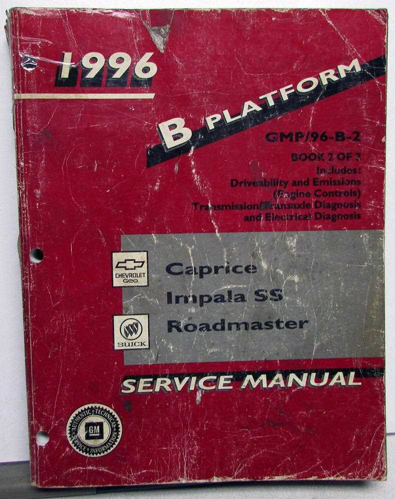 1996 chevy impala ss owners manual