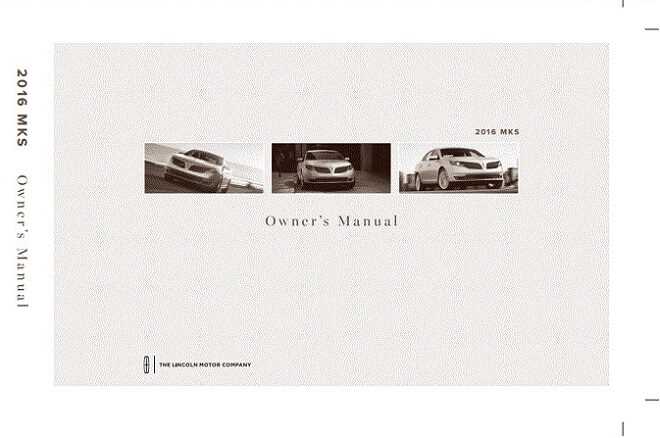 2010 lincoln mks owners manual