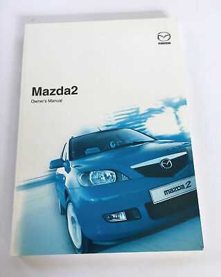 mazda 2 owners manual