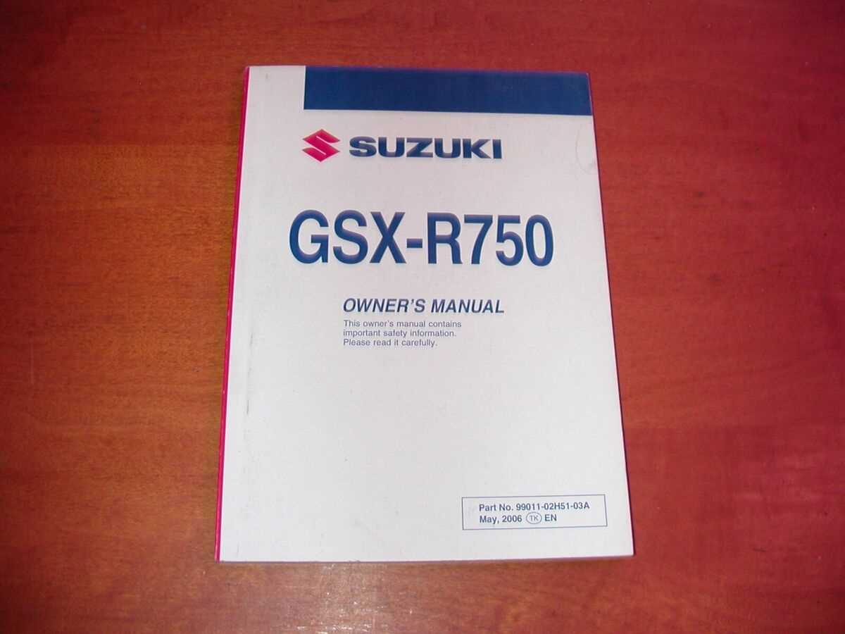 2015 gsxr 750 owners manual